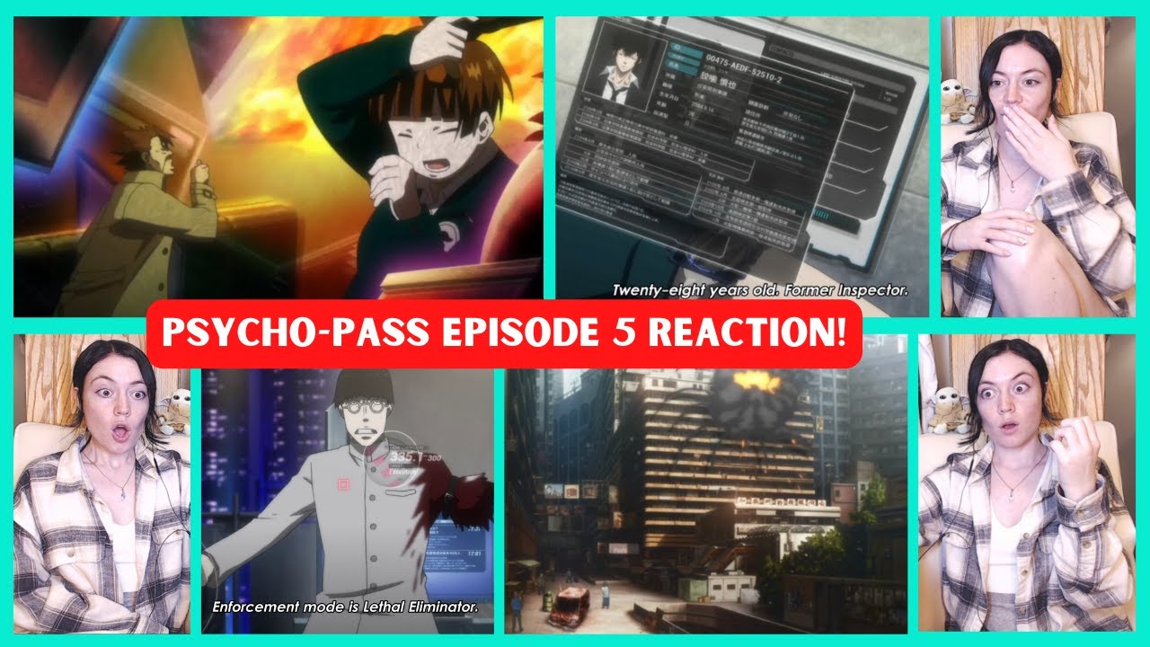 Psycho Pass Episode 5 Full Reaction! -