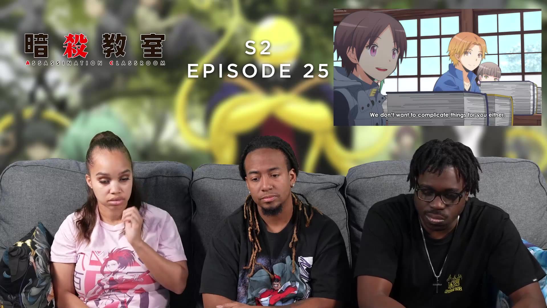 Assassination Classroom Ep 2x25 Full Reaction 728 Assassination Classroom Ep 2x25 Full Reaction -