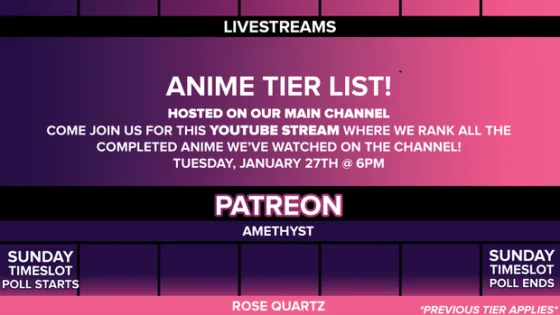 January 25 - 31 Schedule! - ScheduleJan25